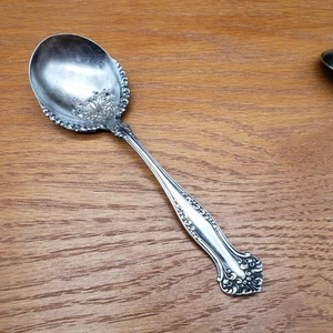 1847 Rogers Bros Avon 1901 Sugar Spoon Ornate Victorian Silverplate Int'l Silver - Picture 1 of 5