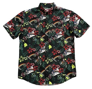 RSVLTS x Superbad McLovin Short Sleeve Button Up Graphic Shirt Mens Size L - Picture 1 of 10