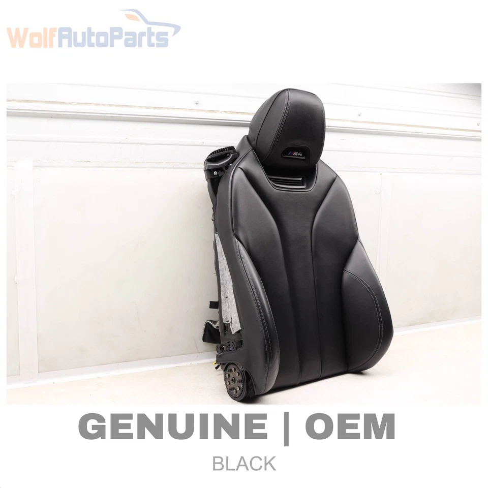 15-20 BMW M4 3,0 л - верхняя спортивная спинка сиденья подушка в сборе (кожа мериноса) - Изображение 1 из 4