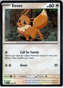 Eevee - 200 (Cosmos Holo) - Promo - SV: Scarlet & Violet Promo Cards - SVP 200 - - Picture 1 of 2