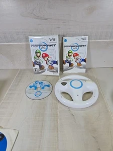 Mario Kart Spiel CIB Nintendo Wii Bundle mit Lenkrad OVP - Bild 1 von 5