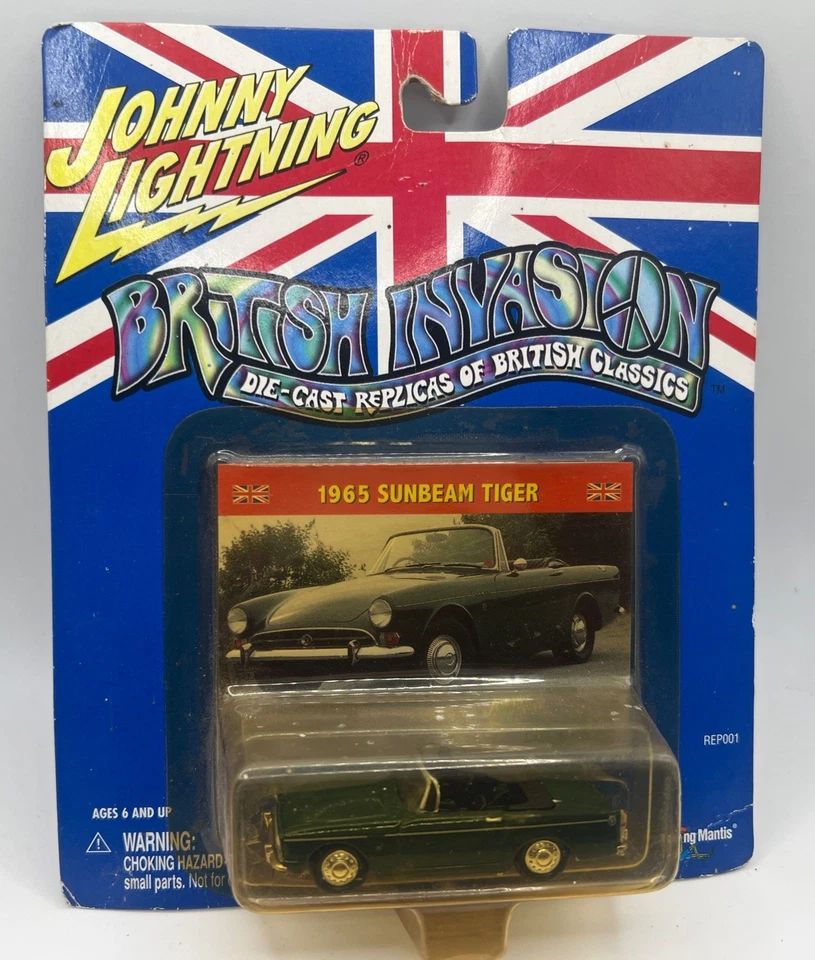 Johnny Lightning - Invasión británica - 1965 Sunbeam Tiger Green - Diecast 1:64  Foto 1 de 4