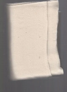 1 yard fabric sweater knit cream 100% cotton 48" wide - Picture 1 of 2
