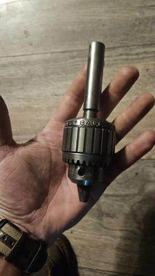 Jacobs #11N Ball Bearing Super Chuck Drill 0-3/8" with 1/2" Straight Shank - Image 1 of 3