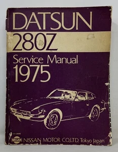 1975 Datsun 280Z Coupe Shop Service Repair Manual Book 2.8L - Picture 1 of 6