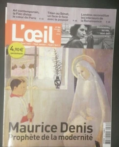 L'oeil N° 585 Maurice Denis Titien Doisneau Ingres Art déco L'homme paysage ART - Imagen 1 de 1