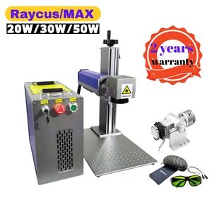 50W Fiber Laser Marking Machine Raycus Metal Steel Engraver 2 Years Warranty - Bild 1 von 14