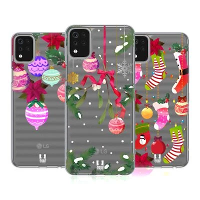 FUNDA HEAD CASE DESIGNS ADORNOS NAVIDAD GEL SUAVE PARA TELÉFONOS LG 1 Foto 1 de 4