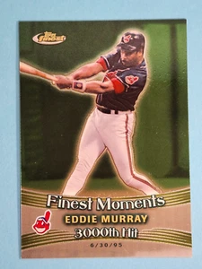 2001 Topps Finest Moments Eddie Murray Cleveland #FM25 ⚾ - Foto 1 di 2