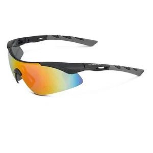 XLC Sunglasses Komodo SG-C09 Frame Black Grey Mirrored Sports Bike - Picture 1 of 1