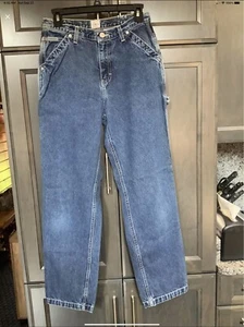 Calvin Klein Carpenter Jeans Y2K 2000s VINTAGE. EXCELLENT. Size 16 Junior’s. - Picture 1 of 4