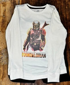 Gap Kids Star Wars Mandalorian Pajama Size 12 Pants & Long Sleeve Top - Picture 1 of 7