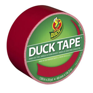 Duck Max 1.88"x20 Yd. Max Strength Duct Tape, Red