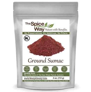 Pure 100% Ground Sumac Spice, No Salt, No GMO, No Irradiation, Sumac Seasoning - Picture 1 of 5