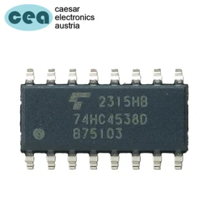 74HC4538 74HC HC4538 4538, Dual Mono Multivibrator, SMD SO16 [1~100 Stück/piece] - Imagen 1 de 8