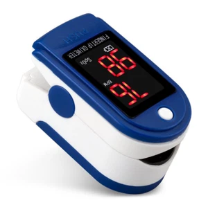 Portable Fingertip Pulse Oximeter Blood Oxygen Monitor With Lcd Display NYP - Picture 1 of 4