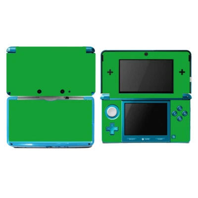10 Pure Clean Solid Skin Sticker Case Protector for Nintendo 3DS - Image 1 of 4