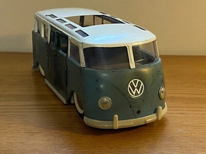 Buddy L Volkswagen Bus Camper Van 1960's Pressed Steel Toy DA-33 - Picture 1 of 10