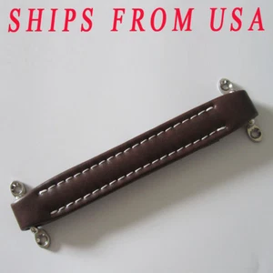 KAISH Brown Vintage Guitar AMP Amplifier Leather Handle for Fender Ampeg AMPS - Picture 1 of 5