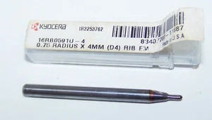 1,50 mm (0,0591") HARTMETALL SCHAFTFRÄSER RIPPENBEARBEITUNG KYOCERA 16RB0591U-4 - Bild 1 von 1