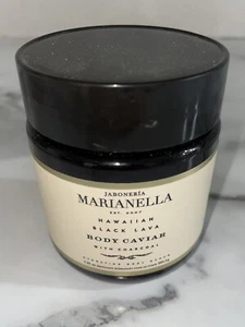 Jaboneria Marianella Hawaiian Black Lava BODY CAVIAR w/Charcoal Scrub 7.25oz NEW - Picture 1 of 4
