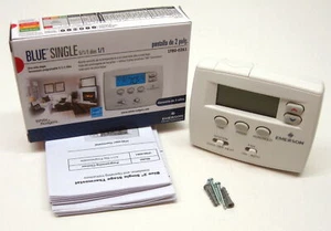 1F80-0261 Emerson White Wall Thermostat Heat/Cool Heat Pump 5+1+1 Programmable - Picture 1 of 5
