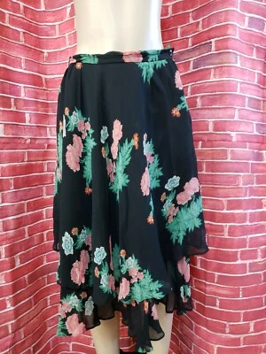 Falda negra Ariolla diseñada por Ariston de colección hecha en Inglaterra TALLA 12 para mujer #CB3 Foto 1 de 4