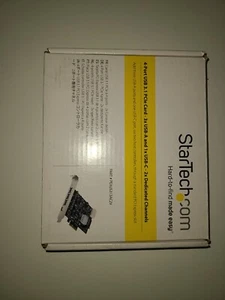 StarTech PEXUS313AC2V 4-Port USB 3.1 PCIe Card 3 x USB-A + 1 x USB-C - Picture 1 of 4