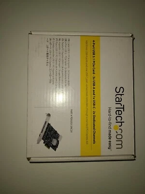 StarTech PEXUS313AC2V 4-Port USB 3.1 PCIe Card 3 x USB-A + 1 x USB-C  - Image 1 of 4