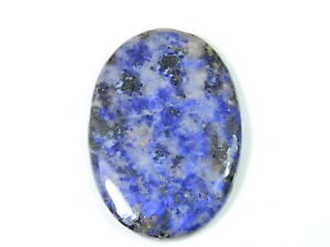 AAA Blue Sodalite Metaphysical Healing Crytsal Loose Gemstone 28X44X4 MM