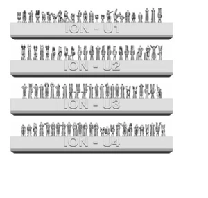 ION Model 1/700 US Navy Carrier Personel & Pilots (97 figures) - Picture 1 of 1