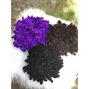 Volume Scrunchies Velvet Big Hair Band Tie Bun Hijab Scarf - Picture 1 of 4