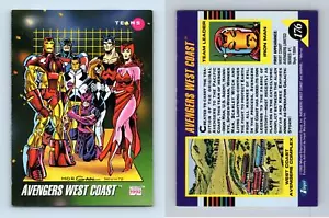 Avengers West Coast #176 Marvel Universe 1992 Impel Trading Card - Picture 1 of 1