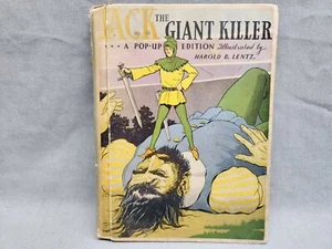 JACK AND THE GIANT KILLER POP UP /1933 By Harold Lentz Blue Ribbon Books - Bild 1 von 16