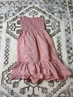 Victoria's Secret Size S Womens Pink Ruffle Dress Swim, Beach, Cover Up Pullover