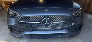 Bumper Tow Hook License Plate Mount Bracket for Mercedes C-Class W206 2022-2025 - Picture 1 of 21