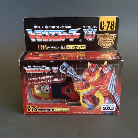 Transformers C-78 HOT RODIMUS 2000 Takara Reissue / Mint / Unapplied Decals Cover