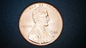 1988-D Lincoln Memorial Cent **Fresh From Roll** "Get A Few, Get A Lot - Picture 1 of 2