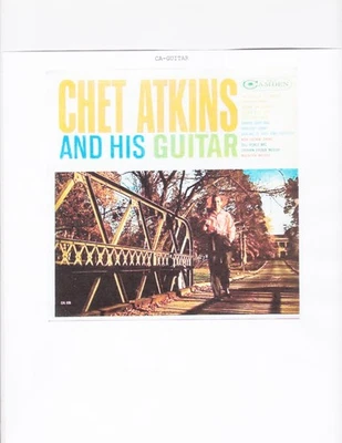 CHET ATKINS - AND HIS GUITAR - WHITE JACKET-LP - Image 1 of 3