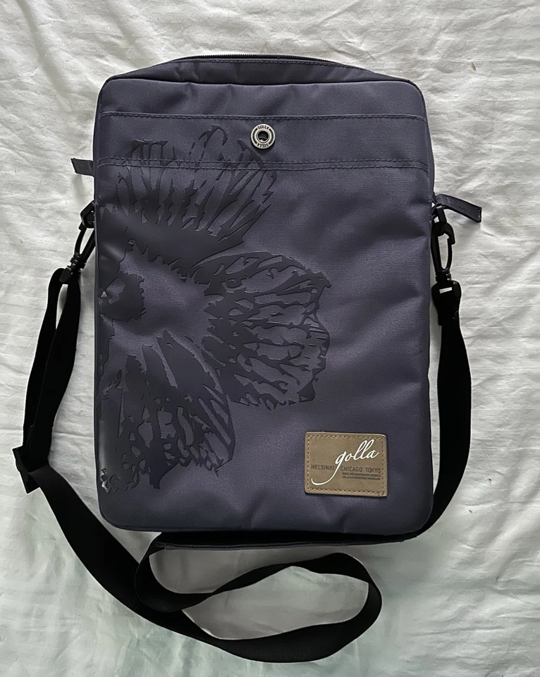 Golla - Generation Mobile Laptop Bag. Purple Excellent Condition Flower Print - Image 1 of 4