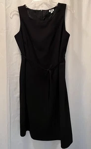 Vintage Mimi Maternity Women's LBD sleeveless dress w/pinstripes | Size Small - Picture 1 of 8