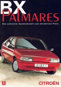 Catalogue brochure Citroën BX Palmares 1988 Allemagne / Deutschland - Imagen 1 de 2