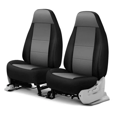 For Ford E-350 Super Duty 15-23 Seat Cover Neosupreme 1st Row Black & Gray Foto 1 de 4