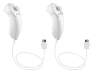 2Packs Nunchuck Controller Remote Replacement for Nintendo Nunchuk Wii Wii U ... - Picture 1 of 6