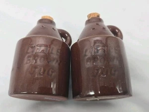 Vintage LITTLE BROWN JUG Ceramic Salt and Pepper Shakers Set Japan S & P - Picture 1 of 5
