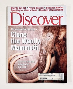 1999 Apr DISCOVER Cloning a Wooly Mammoth SETI Chemistry of Art PRIVATE ROCKETS - Picture 1 of 5