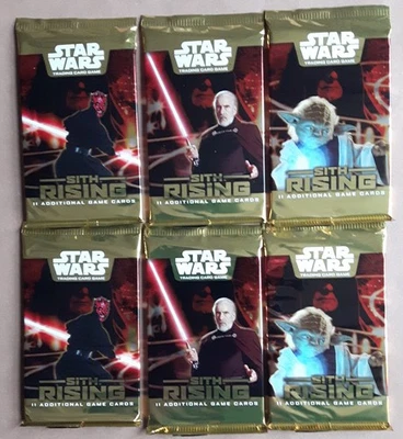 STAR WARS:  'SITH RISING'   SIX BOOSTER PACKS - Image 1 of 4