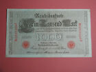 Germany 1000 Mark Banknote Goldmark 1910 Reichsbank Nr2838209j Paper Money P 44B
