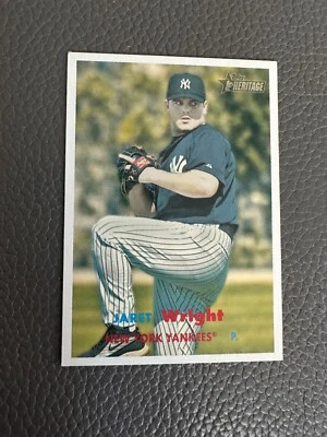 2006 Topps Heritage New York Yankees Baseball Card #425 Jaret Wright - Image 1 of 2