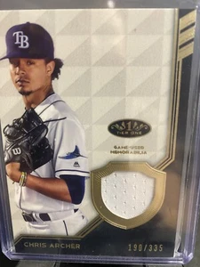 2018 Topps Tier One Chris Archer #T1R-CA (190/335) Patch - Picture 1 of 2